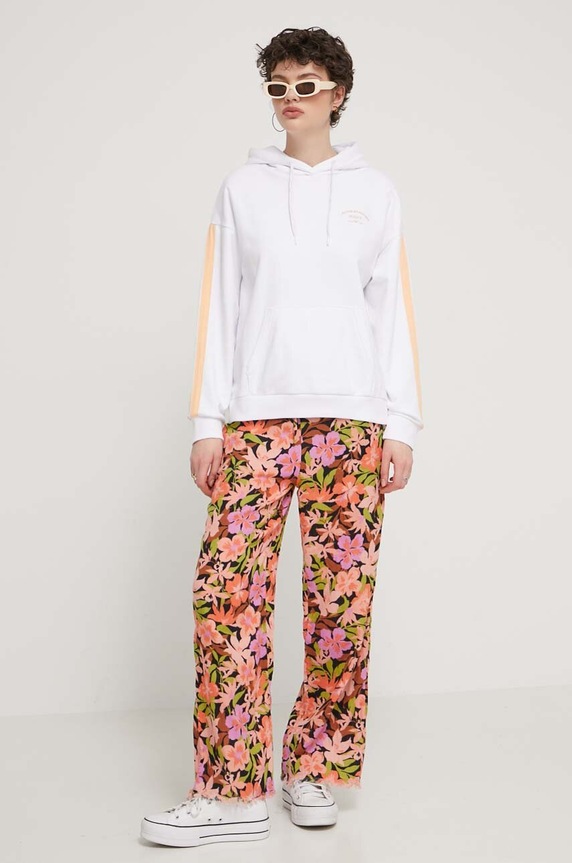 Roxy bluza bawełniana Essential Energy ERJFT04793 biały SS24