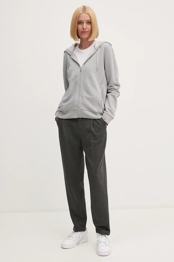 Bavlněná mikina United Colors of Benetton 3J68D500J šedá AW24