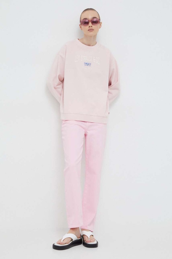 Levi's bluza A5524 różowy SS24