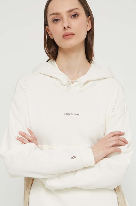 Μπλούζα Converse μπεζ 10026576.A02