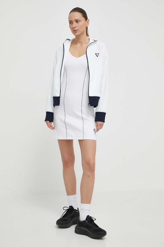 Guess felpa MYLAH V4GQ02.KBFB2 bianco SS25