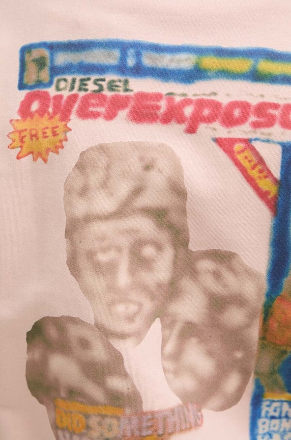 Diesel felpa in cotone A13255.0AKAL rosa