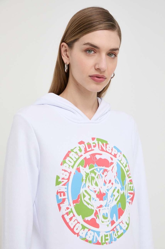 PLEIN SPORT bluza biały PADC.WJB1724.SJO001N