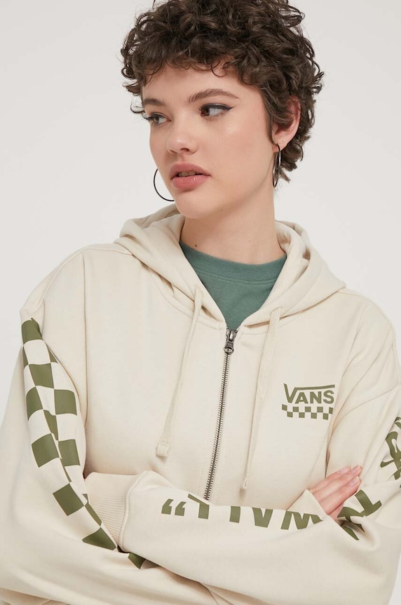Mikina Vans béžová VN000A6B2N11