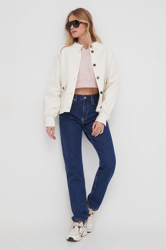 Calvin Klein Jeans bluza J20J223359 różowy SS24