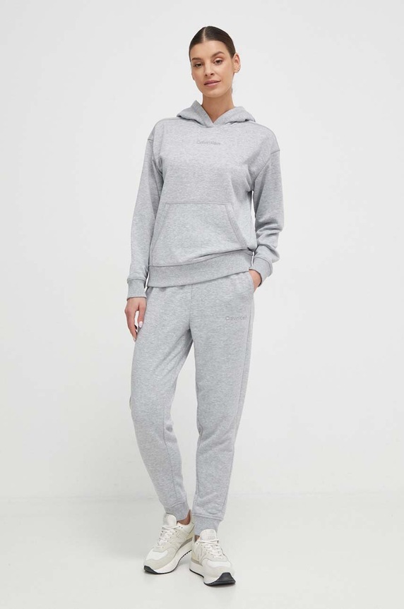 Calvin Klein Performance bluza dresowa 00GWS4W334 szary AW24