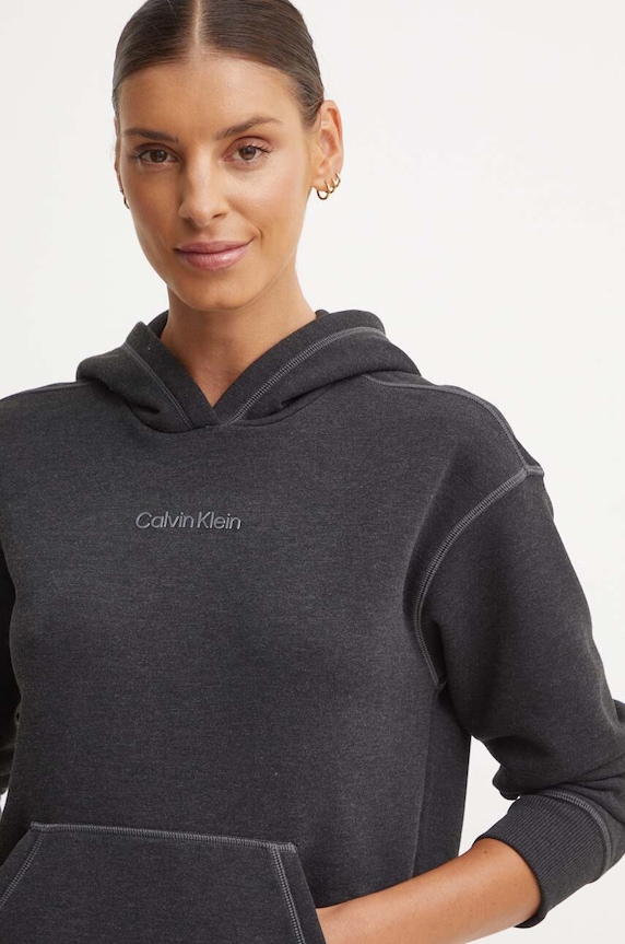 Tepláková mikina Calvin Klein Performance čierna 00GWS4W334