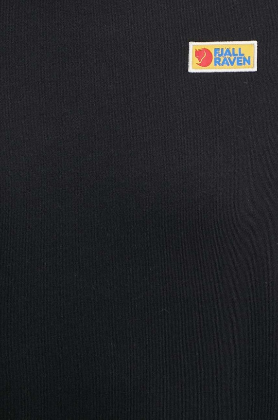 Fjallraven bluza bawełniana Vardag Sweater F87075.550 czarny