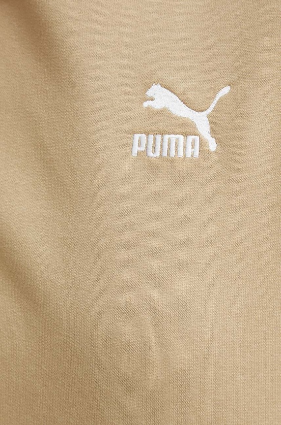 Bavlněná mikina Puma BETTER CLASSIC 624229 béžová