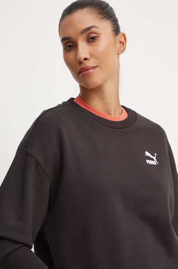 Bavlnená mikina Puma BETTER CLASSIC čierna 624231