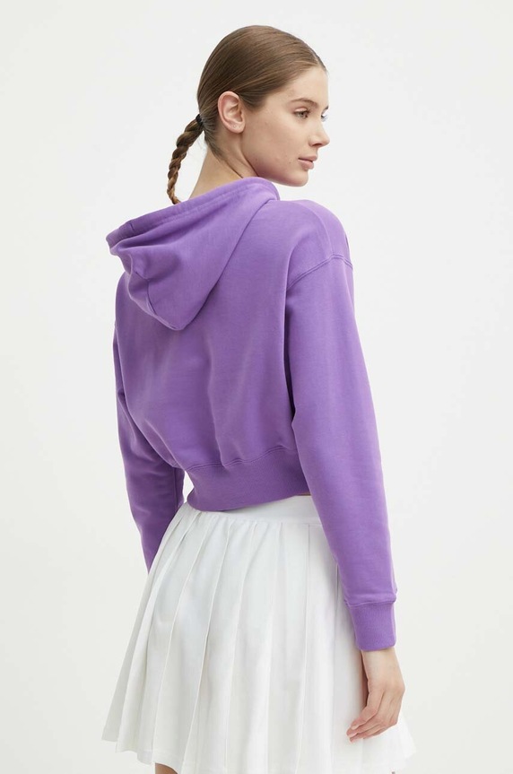 Ρούχα Βαμβακερή μπλούζα Puma 624346 μωβ