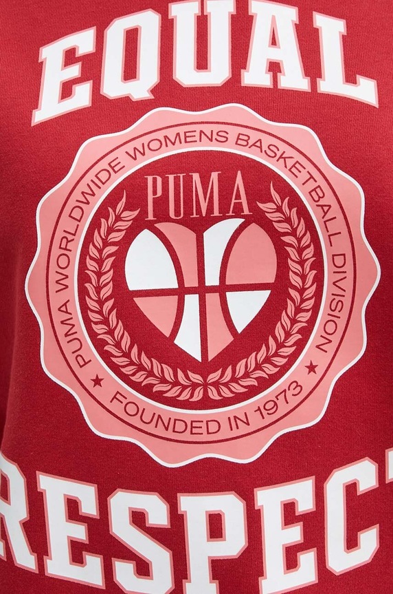 Puma pamut melegítőfelső 625159 piros