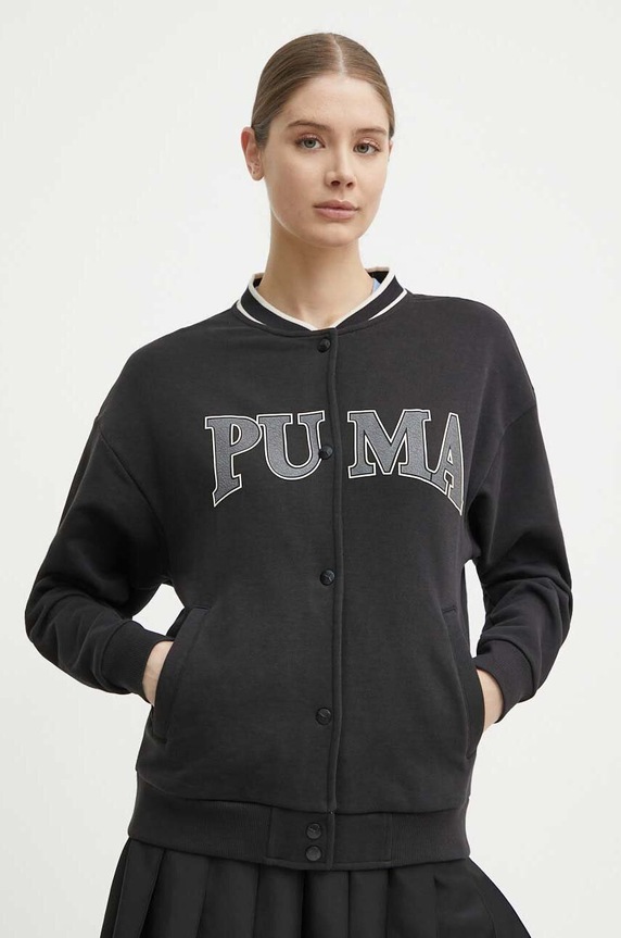 Mikina Puma SQUAD bez kapucne čierna 677902