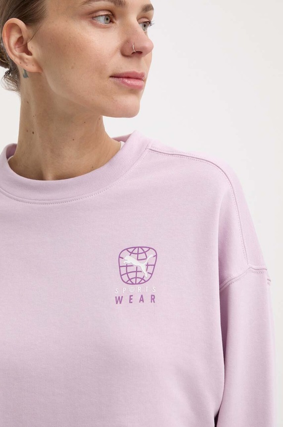 Puma bluza BETTER SPORTSWEAR fioletowy 679008