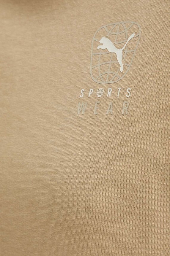 Mikina Puma BETTER SPORTSWEAR 679008 béžová