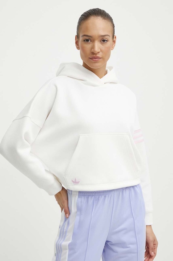 Mikina adidas Originals bílá IU2498