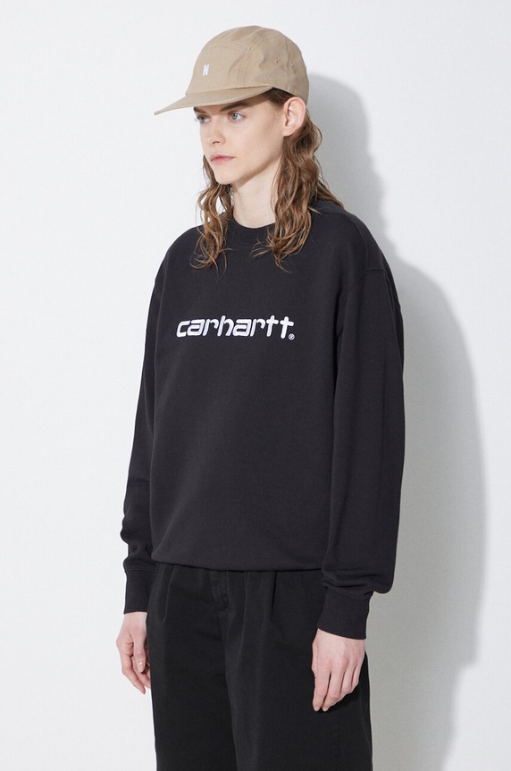 Μπλούζα Carhartt WIP Carhartt Sweat μαύρο I033647.0D2XX