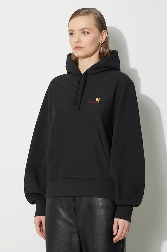 Carhartt WIP felpa HD American Script Sweat I033650.89XX nero