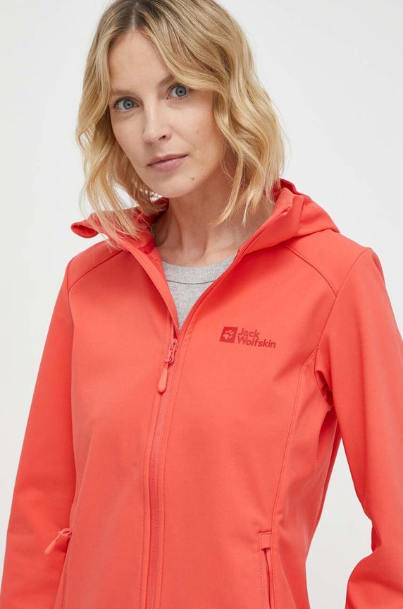 Jack Wolfskin szabadidős kabát Bornberg Hoody piros 1307692