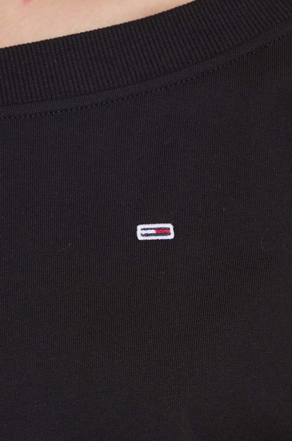 Μπλούζα Tommy Jeans DW0DW17956 μαύρο