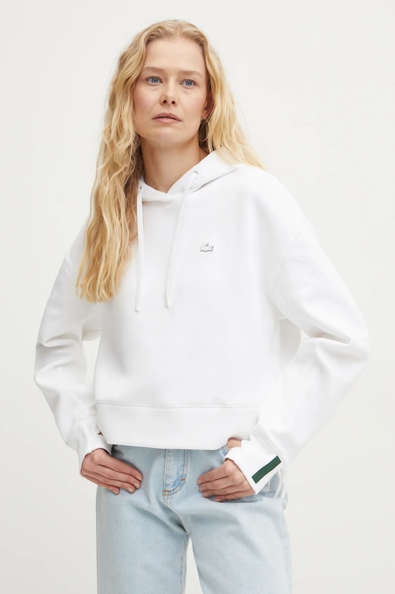 Lacoste bluza z kapturem biały SF0281