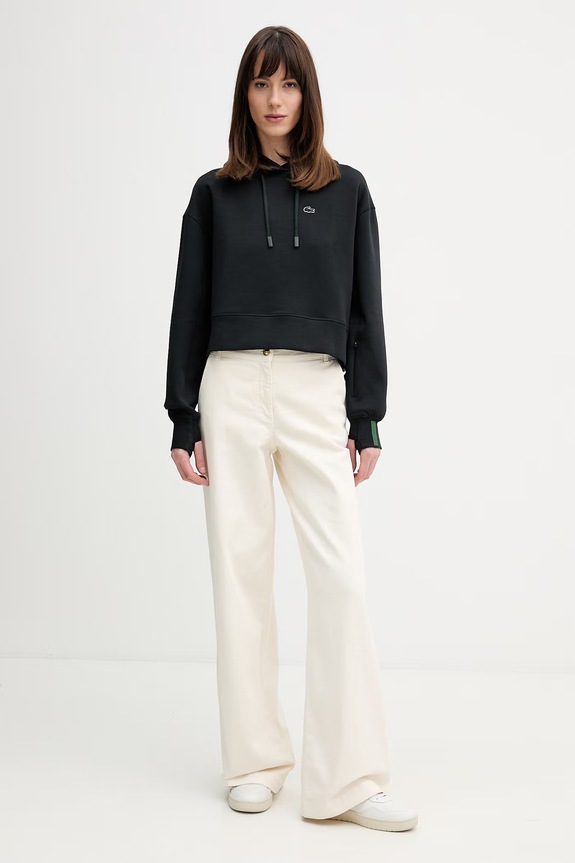 Lacoste felpa SF0281 nero SS26