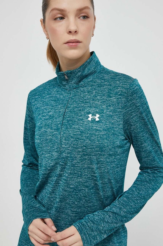 Суичър за трениране Under Armour Tech 1 меланж зелен 1384225
