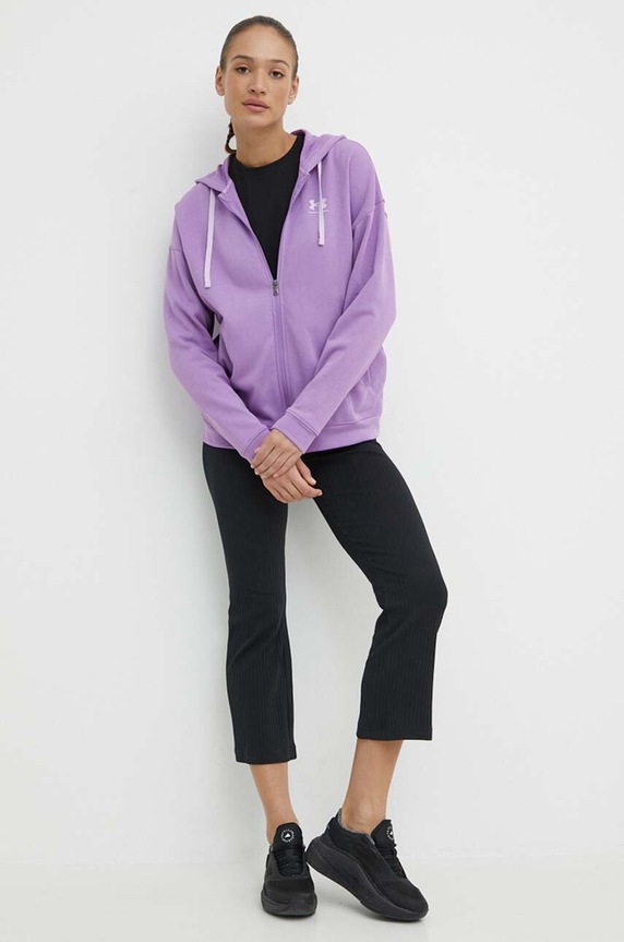 Under Armour bluza 1386043 violet SS24