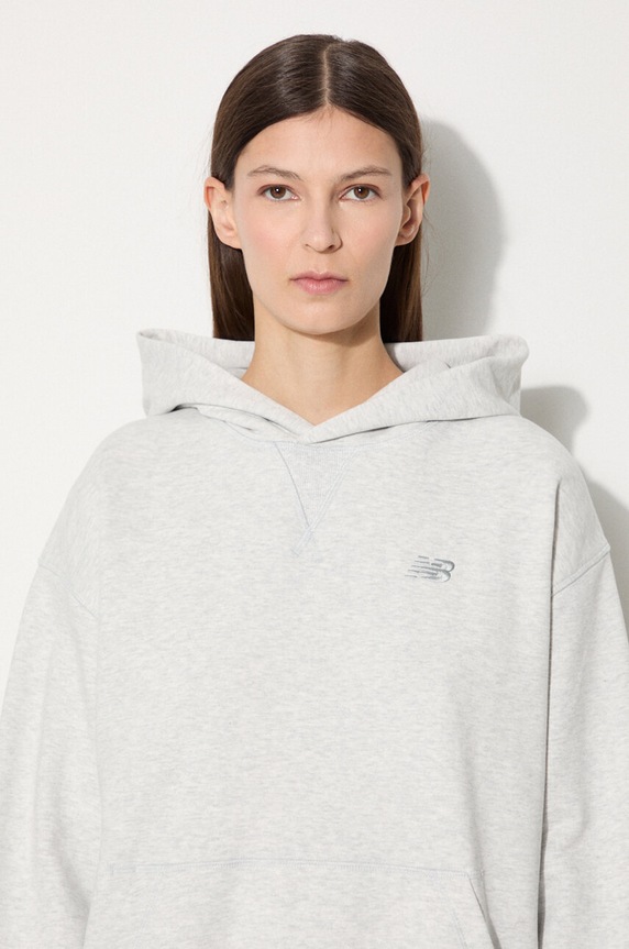 New Balance cotton sweatshirt WT41537AHH gray