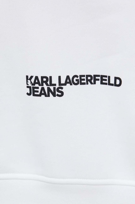 Μπλούζα Karl Lagerfeld Jeans 241J1800 λευκό
