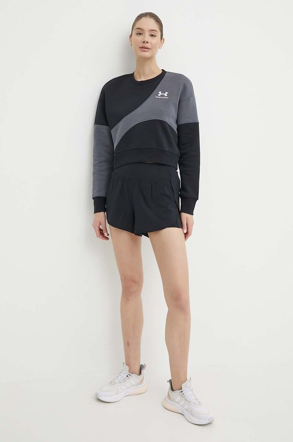 Under Armour bluza dresowa Essential 1382721 czarny SS24