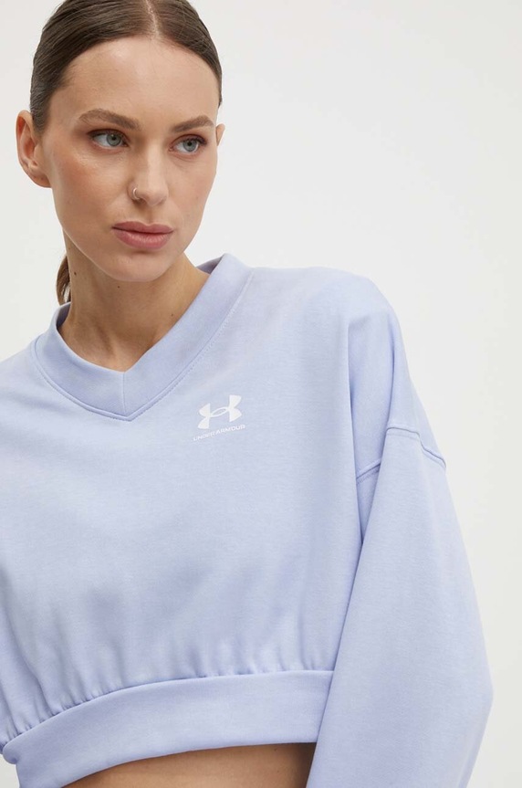 Dukserica za trening Under Armour Rival plava 1382738