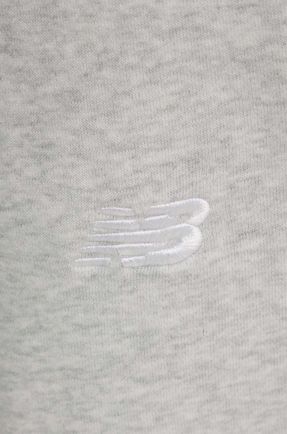 New Balance felső French Terry Small Logo Hoodie WT41507AHH szürke