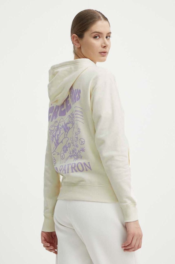 Pamučna dukserica The North Face pamuk bež NF0A87DYQLI1