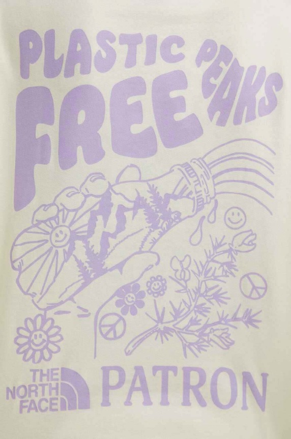 Pamučna dukserica The North Face NF0A87DYQLI1 bež