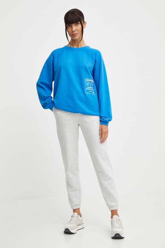 Mikina Champion 117197 modrá SS24