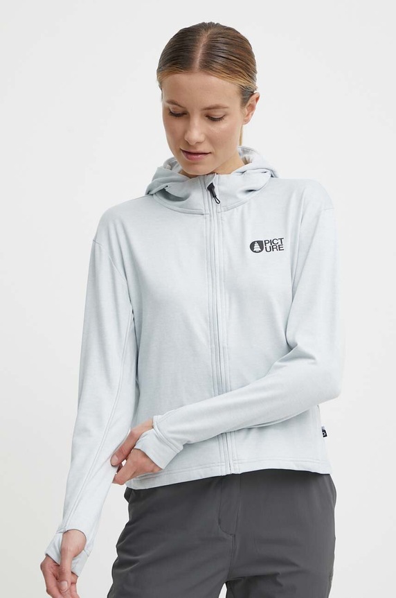 Picture bluza sportowa Celest z kapturem szary SWT156