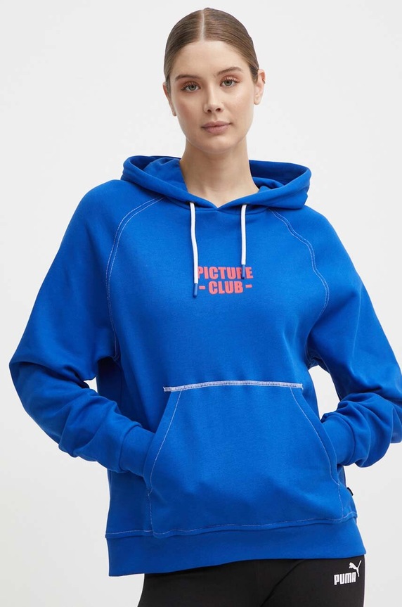 Одяг Бавовняна кофта Picture Kuray WSW334 блакитний