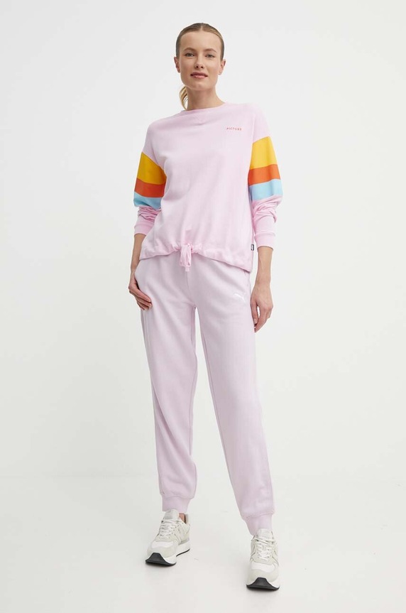 Picture bluza Trisse WSW273 różowy SS24
