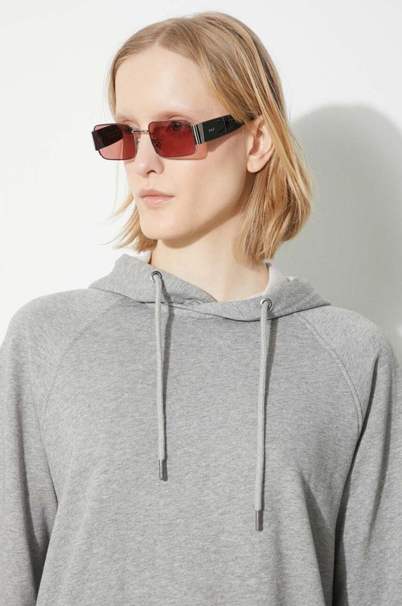 Fjallraven hanorac de bumbac Vardag Hoodie W F86987.020.999 gri