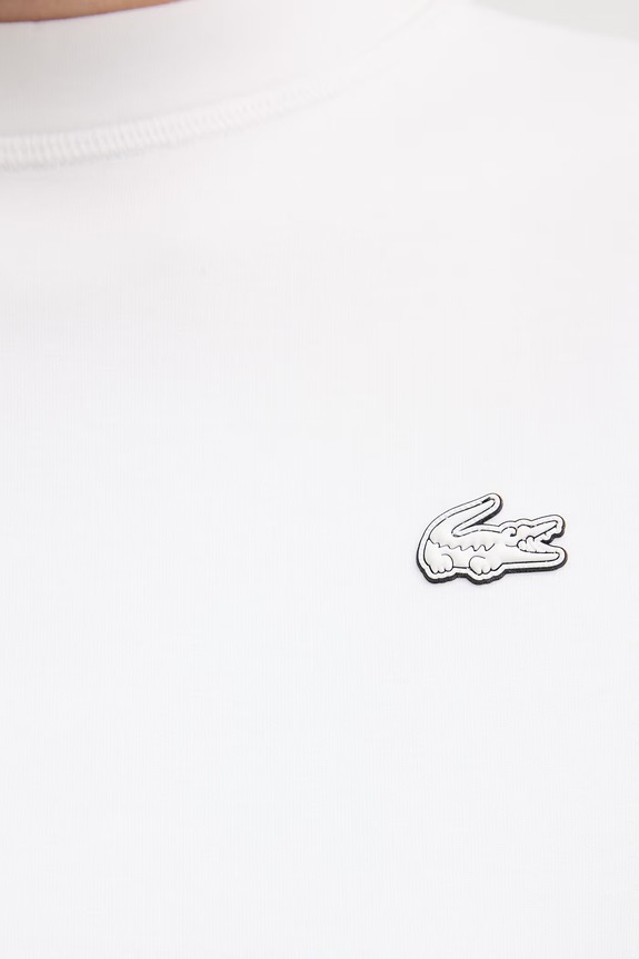 Lacoste bluza oversize damska z bawełną SF5614 biały