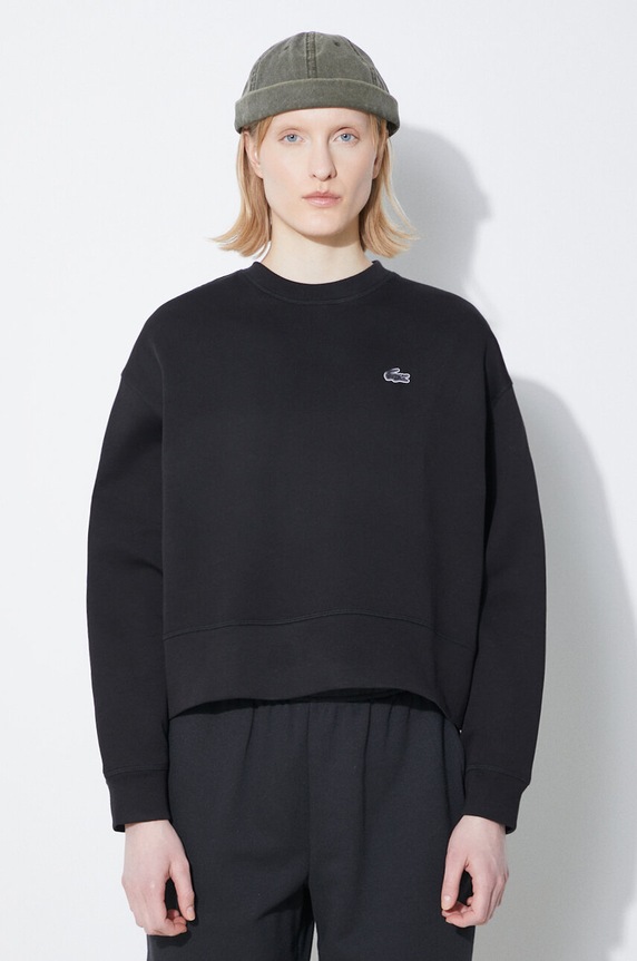 Μπλούζα Lacoste χωρίς κουκούλα μαύρο SF5614