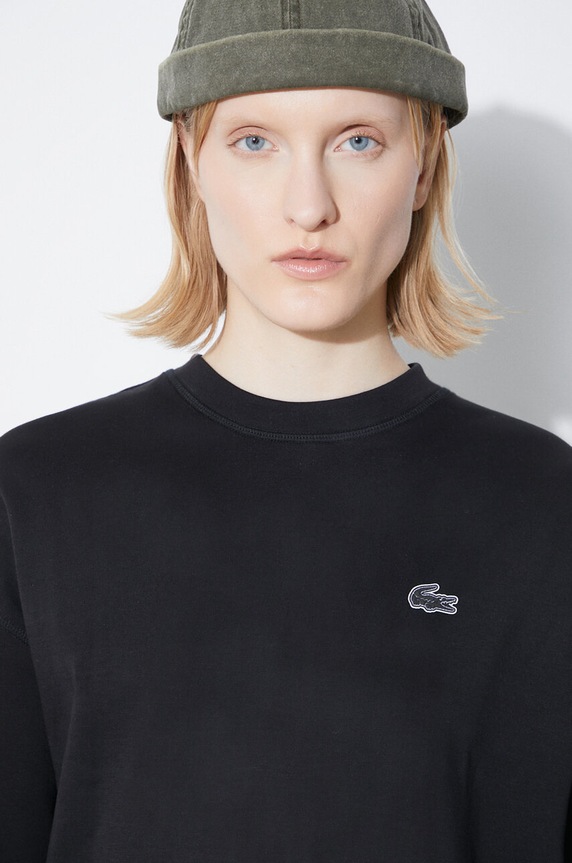 Μπλούζα Lacoste SF5614 μαύρο