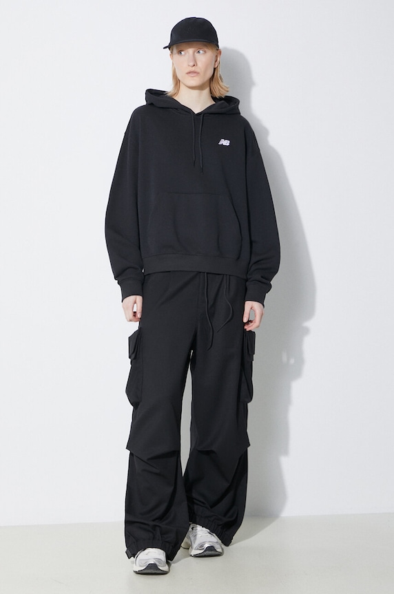 New Balance sweatshirt Sport Essentials WT41507BK black AW24