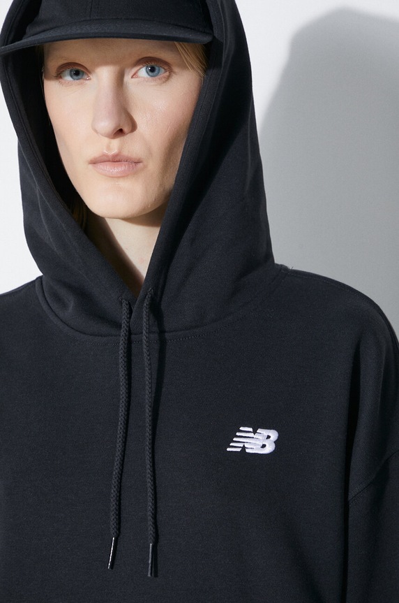 New Balance sweatshirt Sport Essentials WT41507BK black