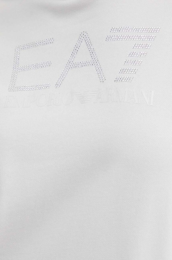 EA7 Emporio Armani bluza bawełniana 3DTM23.TJSYZ.1938 szary