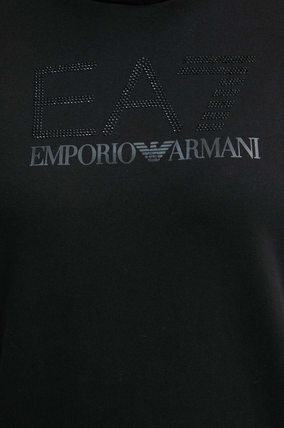 Pamučna dukserica EA7 Emporio Armani 3DTM23.TJSYZ.1200 crna