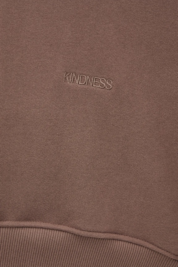 JOYINME bluza dresowa Kind Bluza.Oversize.Kind brązowy