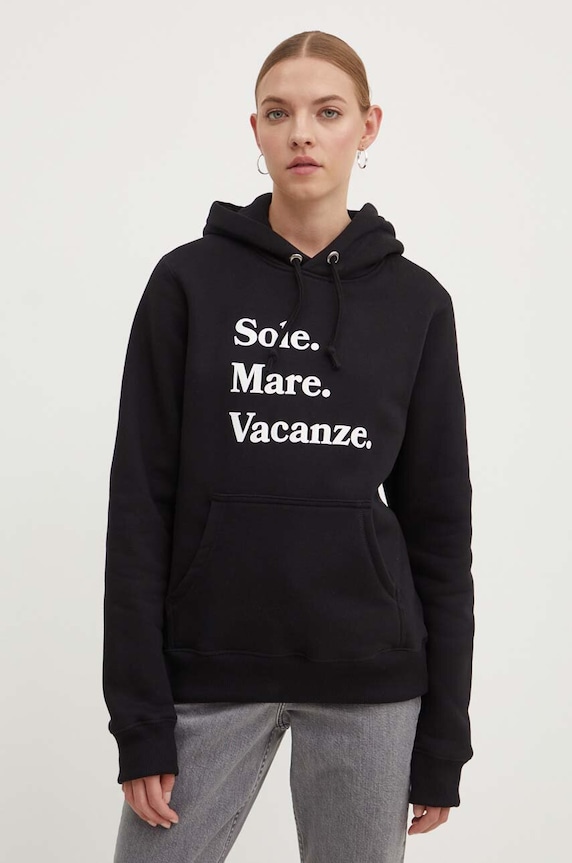 Mikina Drivemebikini Sole Mare Vacanze černá 2024.DRV.029.BL
