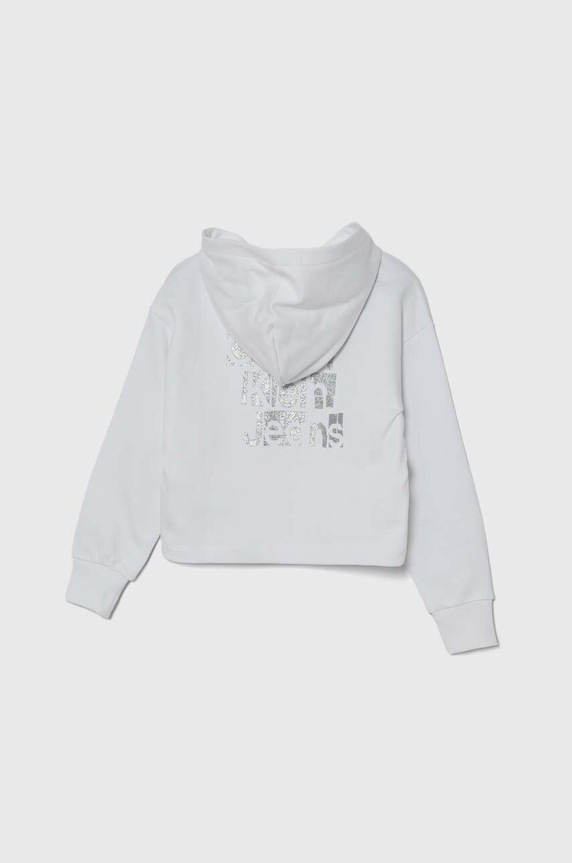 Calvin Klein Jeans bluza bawełniana dziecięca IG0IG02304.128.176.PPYH biały SS24